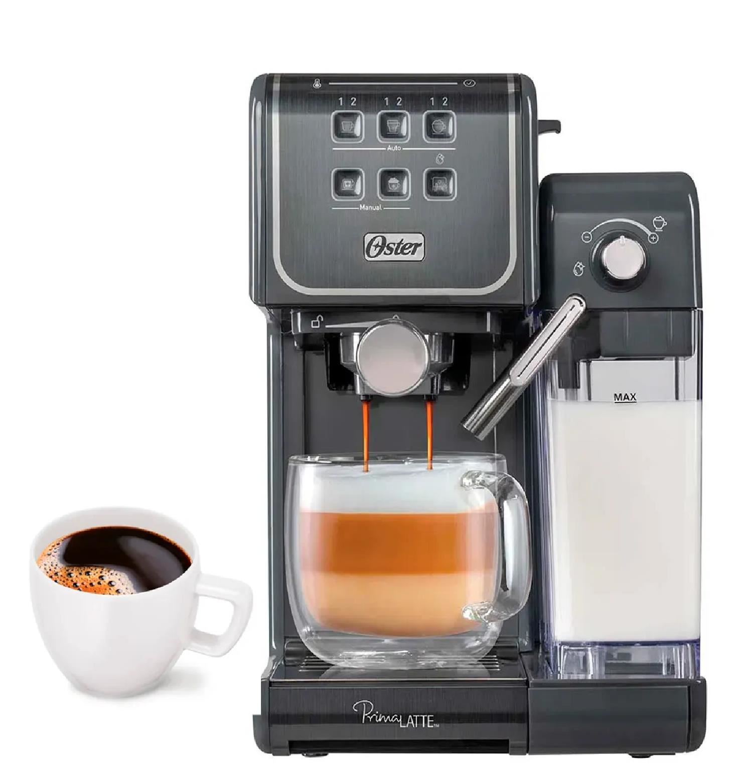 Cafetera Espresso Oster PrimaLatte™ Touch BVSTEM6801M - Negro